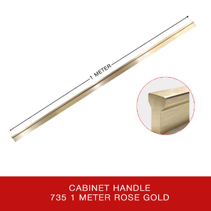 Cabinet Handle 735 Rose Gold