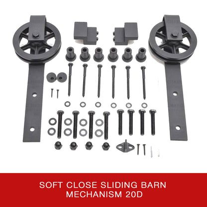 Soft Close Sliding Barn Door Mechanism MM-20D