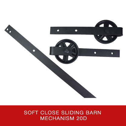 Soft Close Sliding Barn Door Mechanism MM-20D