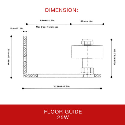 Floor Guide 25W