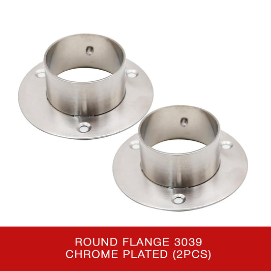 Round Flange 3039 CP (2pcs)