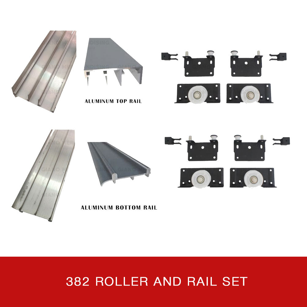 382 RAIL + 382 ROLLER SET