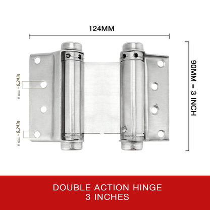 Double Action Door Hinge