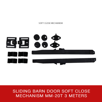 Soft Close Sliding Barn Door Mechanism MM-20T