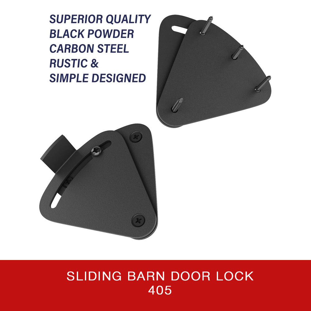 Sliding Barn Door Lock 405 BK