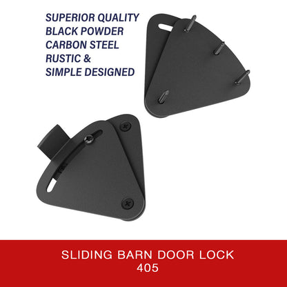 Sliding Barn Door Lock 405 BK