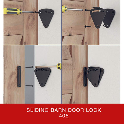 Sliding Barn Door Lock 405 BK