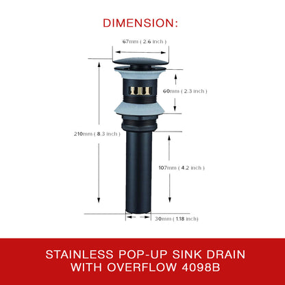 Pop-Up Sink Drain 4098