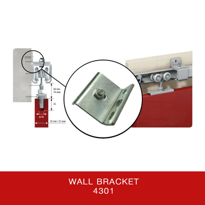 Steel Wall bracket 4301 (3pcs/pack)