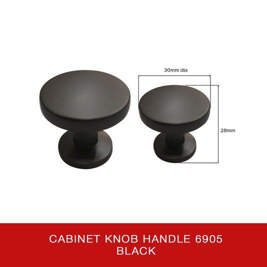 Cabinet Knob Handle 6905 BLK