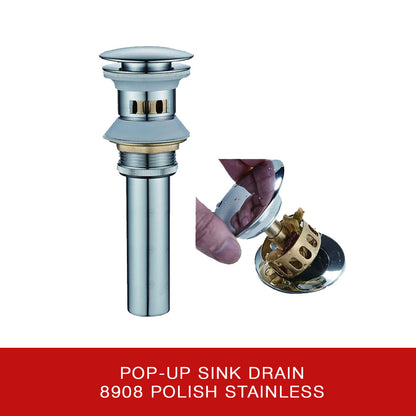 Pop-Up Sink Drain 8908 PSS