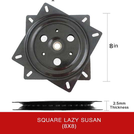 Square Lazy Susan 8x8