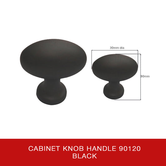 Cabinet Knob Handle 90120 BLK