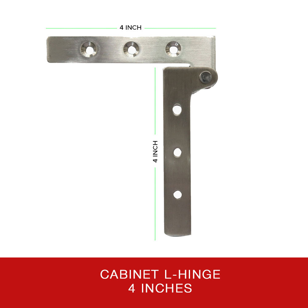 Stainless L-Hinges 4"