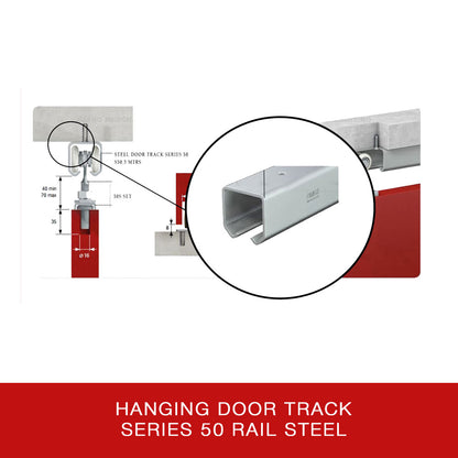 Series 50 Hanging Steel Door Track