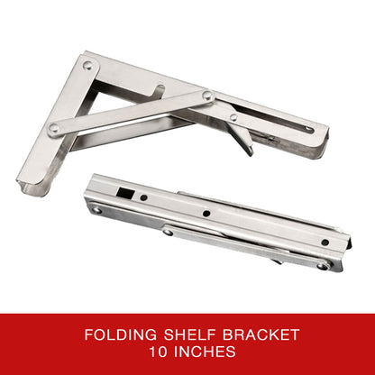 Folding Shelf Bracket 10"