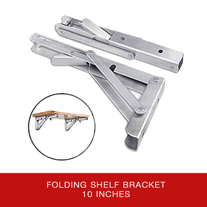 Folding Shelf Bracket 10"