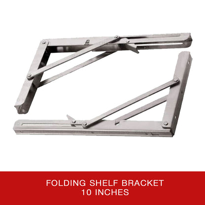 Folding Shelf Bracket 10"